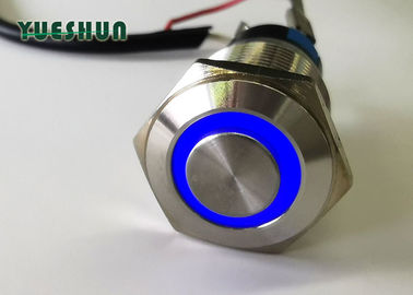 Κίνα 16mm φωτισμένος διακόπτης κουμπιών ώθησης, διακόπτης κουμπιών ώθησης ανοξείδωτου αργιλίου διανομέας